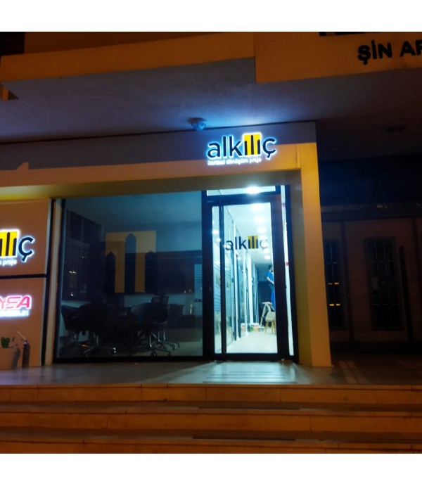 Alkılıç Işıklı Alın Tabelası