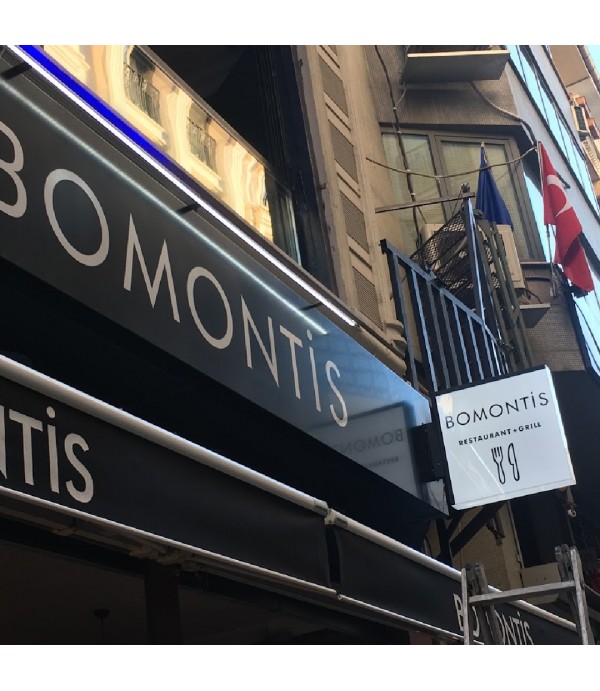 Bomanti Restaurant Göz Alıcı Tabela Tasarımı