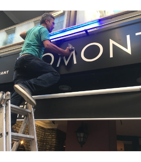 Bomanti Restaurant Göz Alıcı Tabela Tasarımı