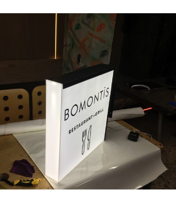 Bomanti Restaurant Göz Alıcı Tabela Tasarımı