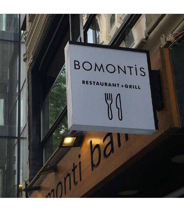 Bomanti Restaurant Göz Alıcı Tabela Tasarımı