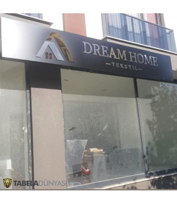 Dream Home Tekstil Işıklı Tabela