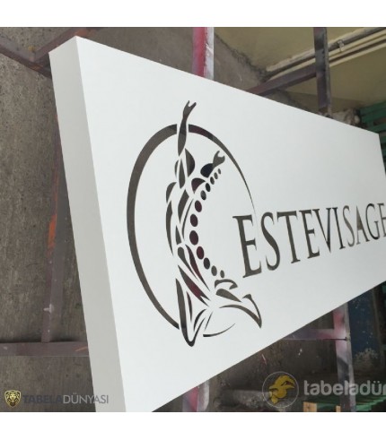 Estevisage Işıklı Tabela