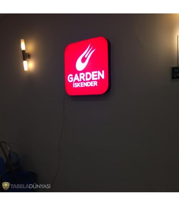 Garden İskender Şişli İç mekan  Işıklı Tabela