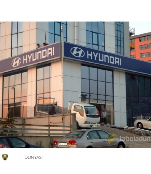 Hyundai Bayisi Işıklı Tabela