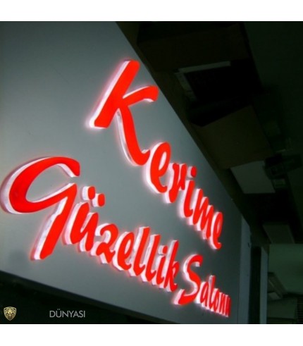 Kerime Güzellik Salonu Işıklı Tabelası