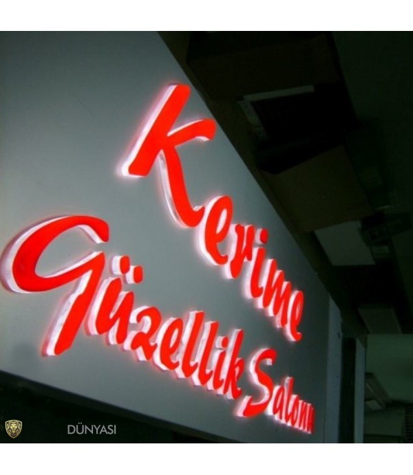Kerime Güzellik Salonu Işıklı Tabelası