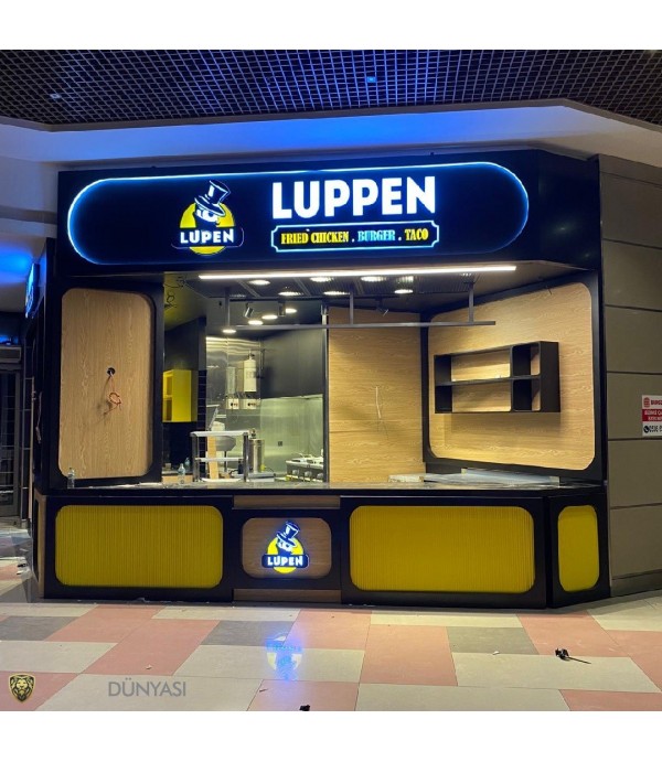 Luppen Friend Chicken Çift Cephe Işıklı Tabela