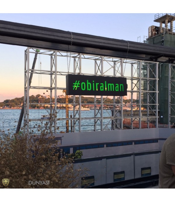 Obiralman Işıklı Tabela