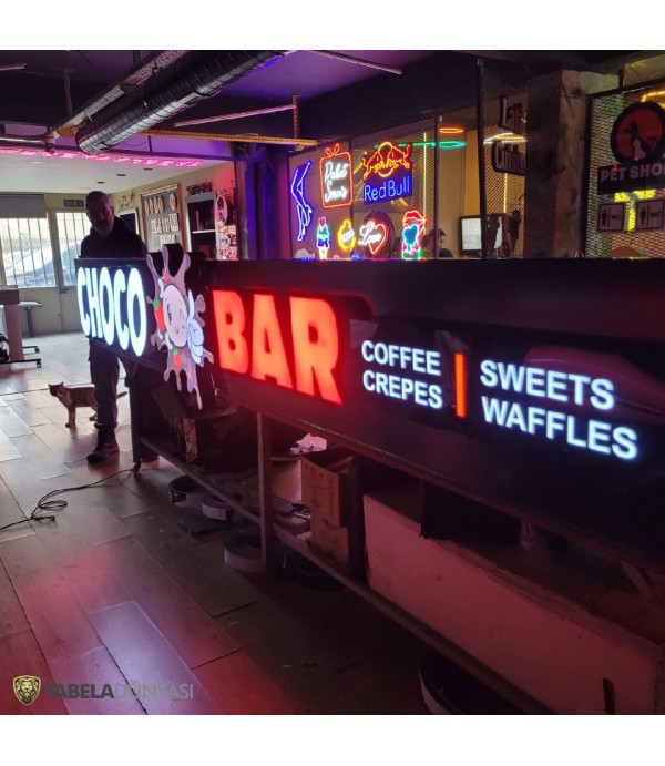 Avusturya Choca Bar Işıklı Tabela