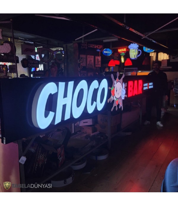 Avusturya Choca Bar Işıklı Tabela