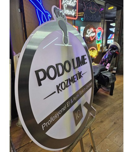 Podo Lime Işıklı Dekoratif Tabela