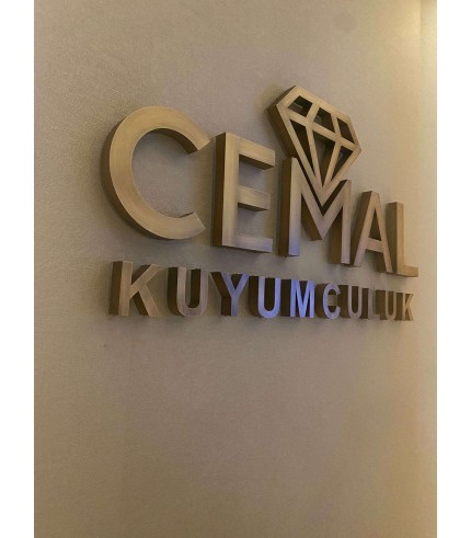 Cemal Kuyumculuk Patine Eskitme Kutu Harf