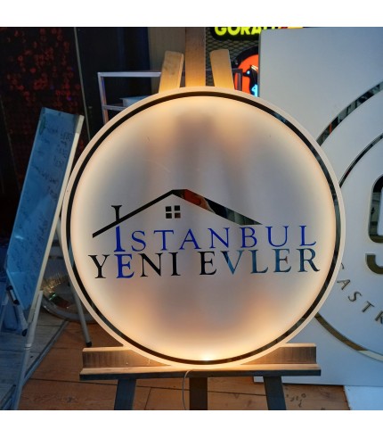 İstanbul Yeni Evler Işıklı Dekoratif Tabela