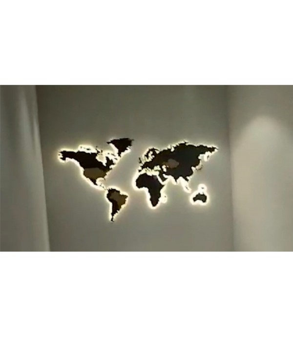 Bursa  İskefe Fabrikası Işıklı Dünya Haritası