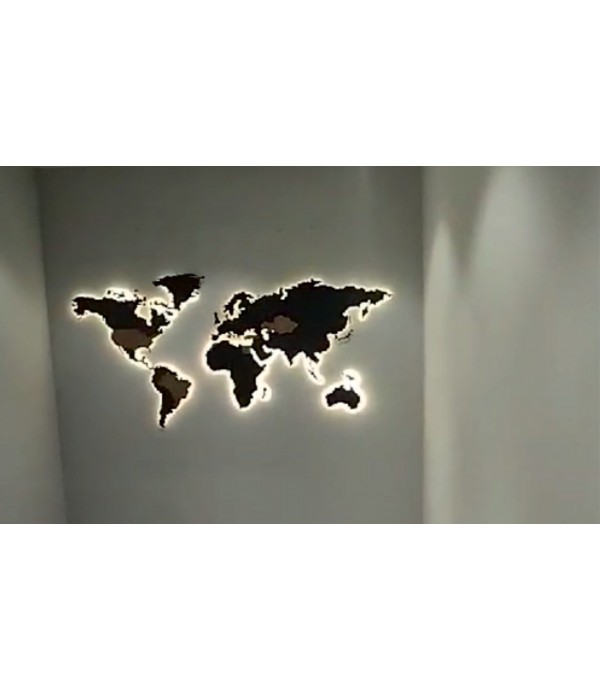 Bursa  İskefe Fabrikası Işıklı Dünya Haritası