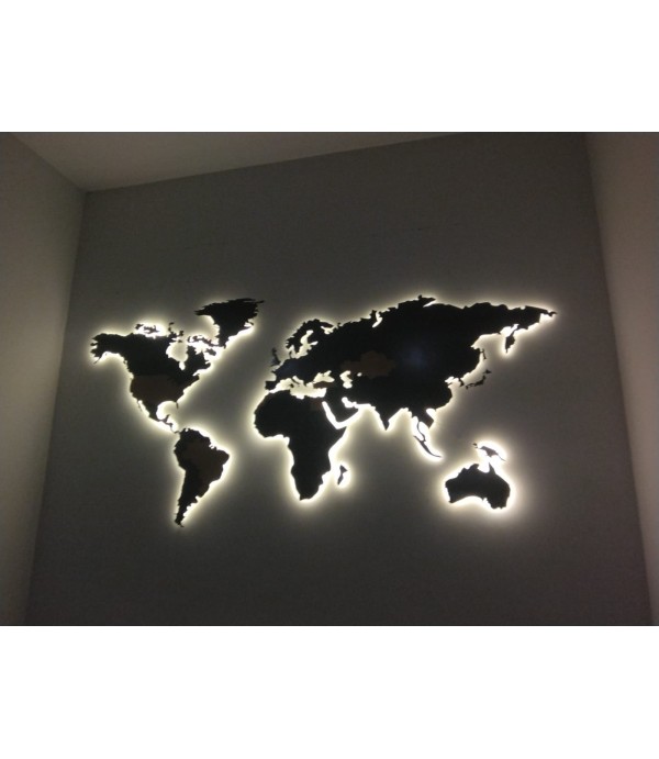 Bursa  İskefe Fabrikası Işıklı Dünya Haritası