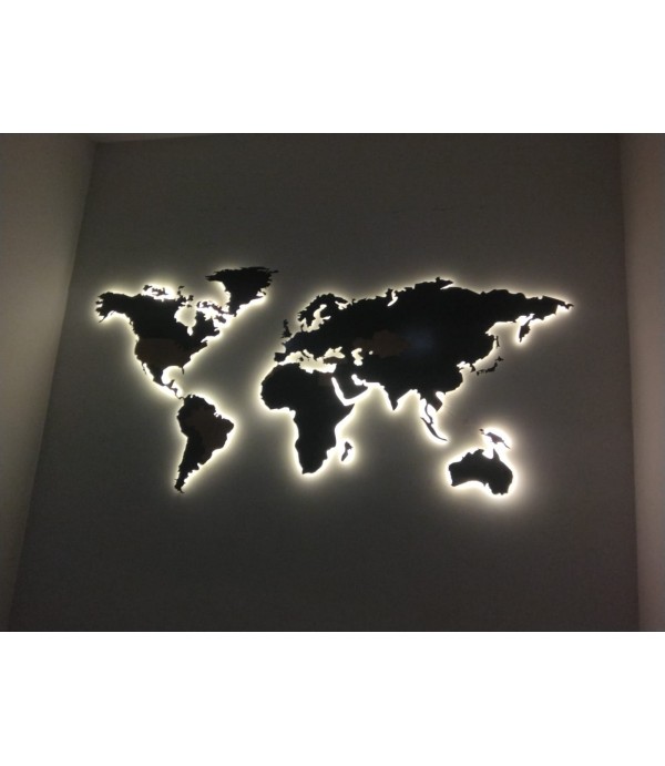 Bursa  İskefe Fabrikası Işıklı Dünya Haritası