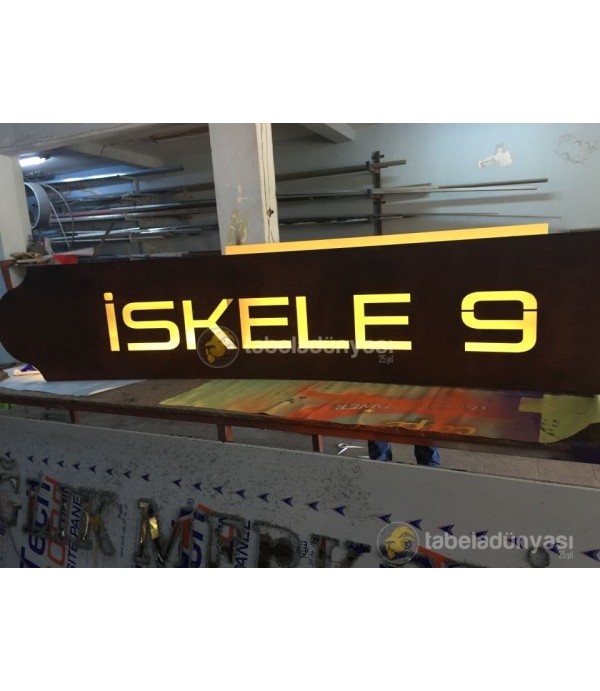 İskele 9 Eskitme Tabela