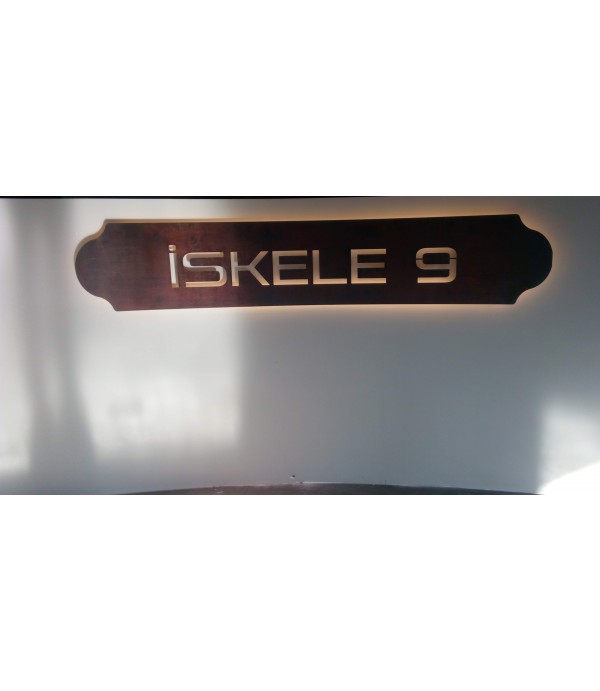 İskele 9 Eskitme Tabela