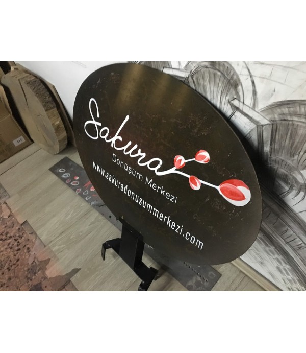 Sakura Geri dönüşüm Eskitme Saç Tabela