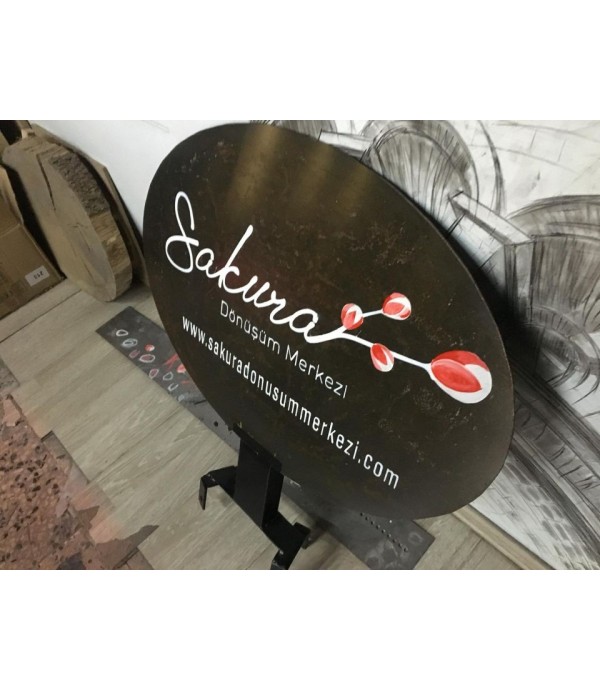 Sakura Geri dönüşüm Eskitme Saç Tabela