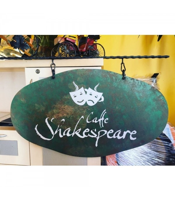 Shakespeare Cafe Ferforje Tabela Tasarımı