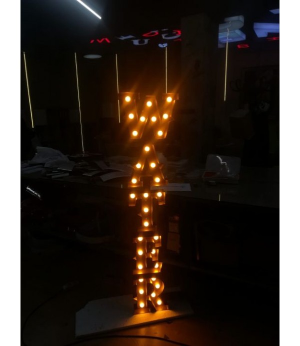 Water Ampul Kutu Harf Tabela