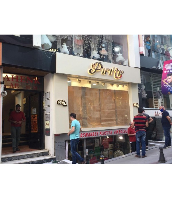 Pırıltı Çocuk  Bakır Paslanmaz Işıklı Kutu Harf Tabela