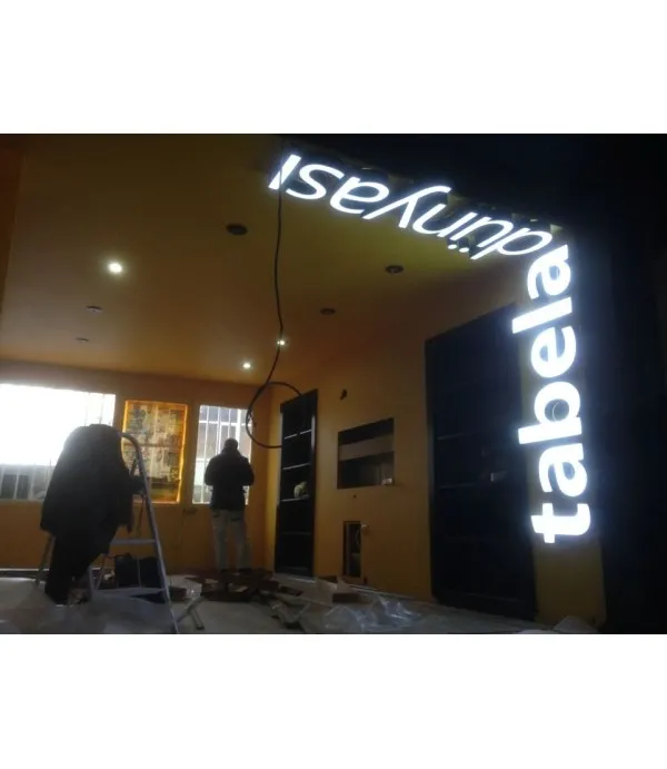 Tabela Dünyası Pleksı Kutu Harf Uygulama