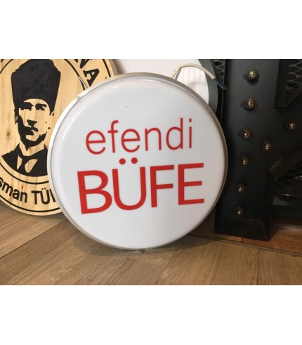 Efendi Büfe Işıklı Hazır Daire Tabela