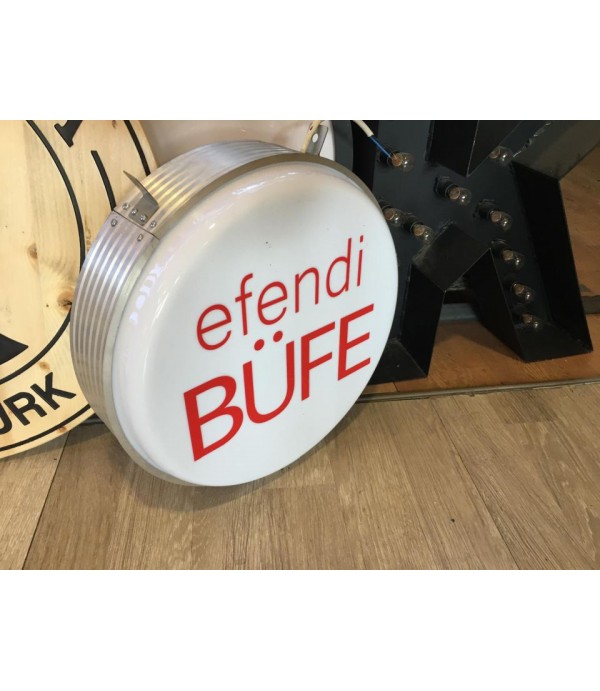 Efendi Büfe Işıklı Hazır Daire Tabela