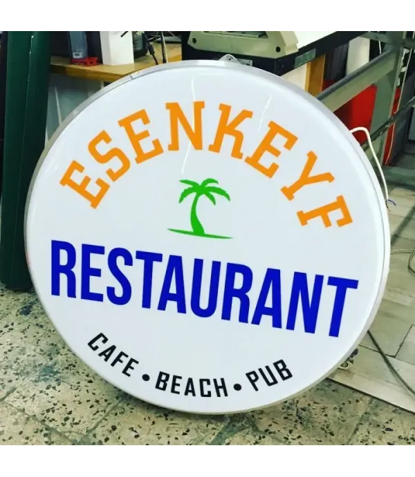 Esenkeyf Restaurant Işıklı Hazır Daire Tabela