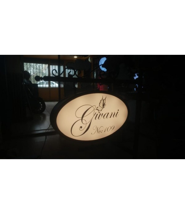 Givani Fileli Hazır Elips Tabela