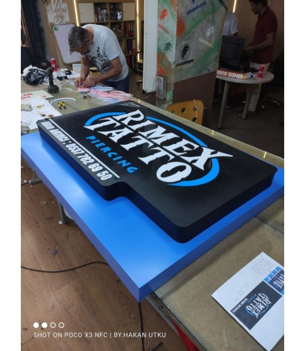 Rımex Tattoo Işıklı Fener Tabela