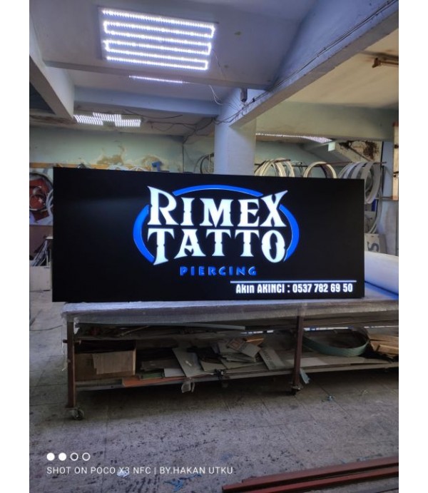 Rımex Tattoo Işıklı Tabela