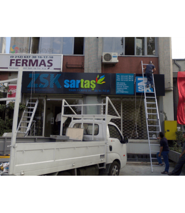 Sartaş Tekstil Işıklı Tabela