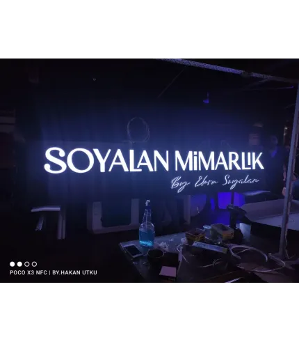Soyalan Mimarlık Işıklı Tabela