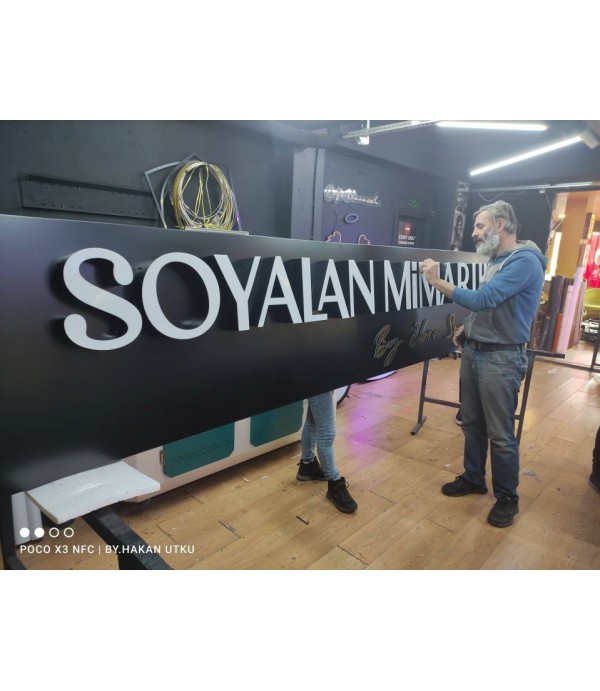 Soyalan Mimarlık Işıklı Tabela