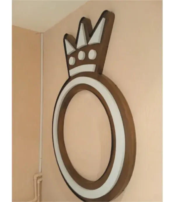 Spot Aydınlatma Eskitme Patine Kutu Harf 