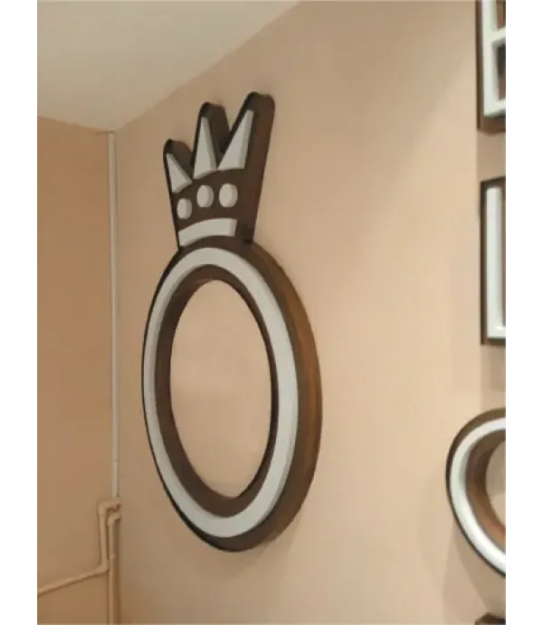 Spot Aydınlatma Eskitme Patine Kutu Harf 