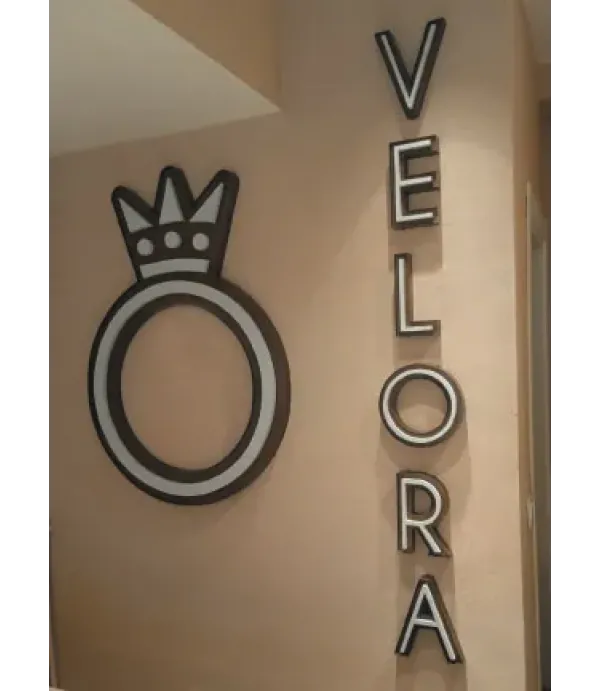 Spot Aydınlatma Eskitme Patine Kutu Harf 