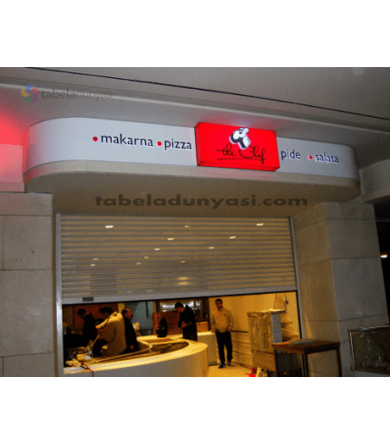 The Chef Işıklı Tabela