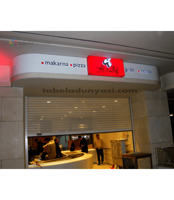 The Chef Işıklı Tabela