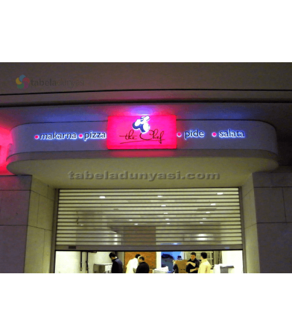 The Chef Işıklı Tabela