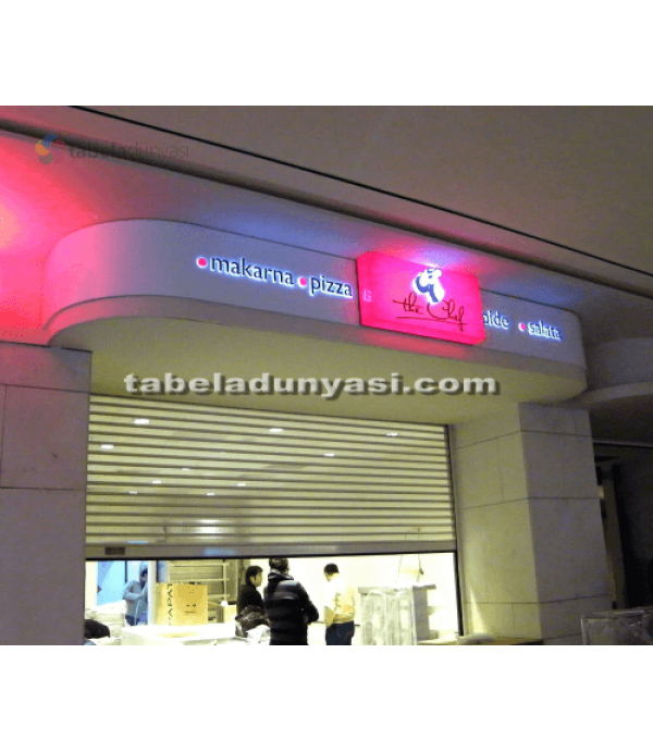 The Chef Işıklı Tabela