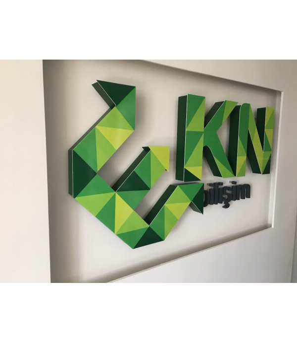 EKN Bilişim Banko Arkası Işıklı Kutu Harf Tabela