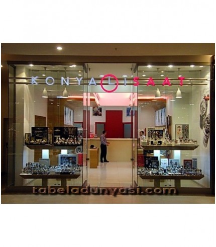 Konyalı Saat Kutu Harf Tabela