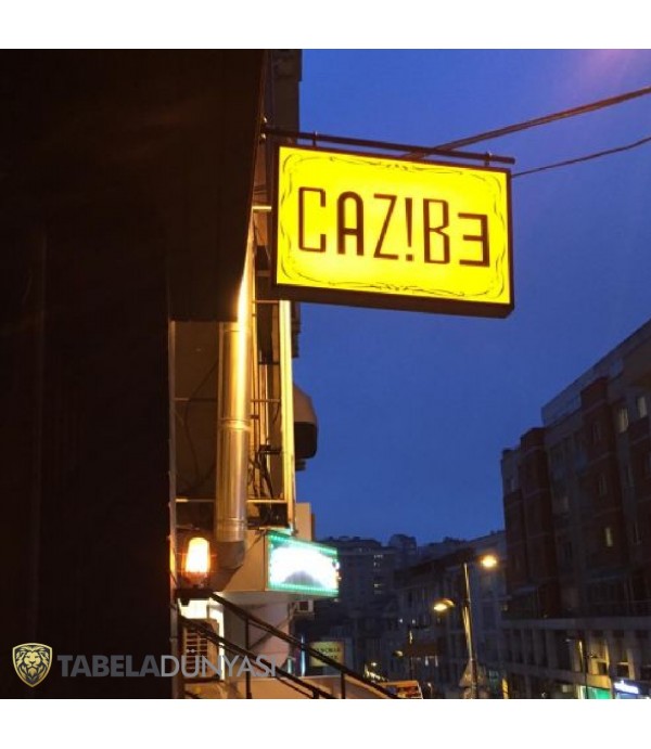 Cazibe Bar Çift Taraflı Ahşap Small Light Box