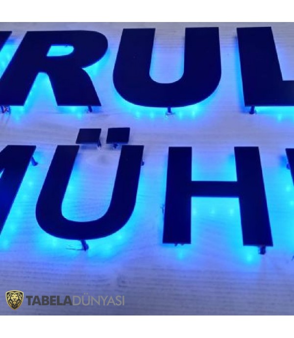 Durul Harita Mühendislik Işıklı Ahşap Tabela